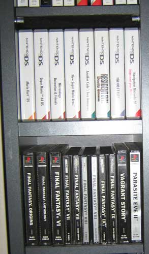 Nintendo DS and PSOne games