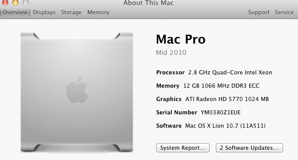 About this Mac